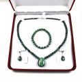 Malachit Schmuck Set