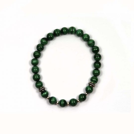 <p>grünes Malachit Schmuck Set Kette Armband und Ohrringe</p>