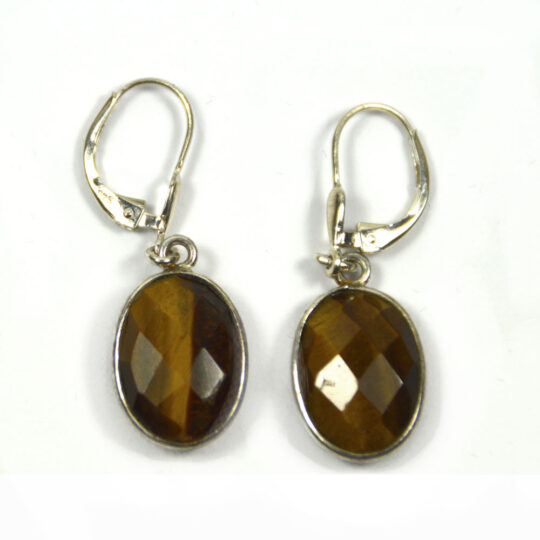 <p>gelb braun schimmerndes Tigerauge Schmuck Set Kette Armband und Ohrringe</p>