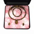 Tigerauge Schmuck Set