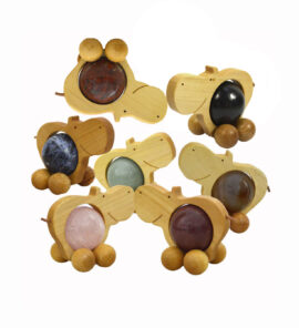 Rolltier Nilpferd mit Kugel verschiedene