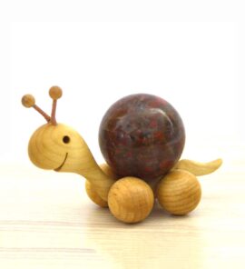 Breckzienjaspis Kugelkette ca. 50 cm, Kugeln 8 mm, einzeln geknotet