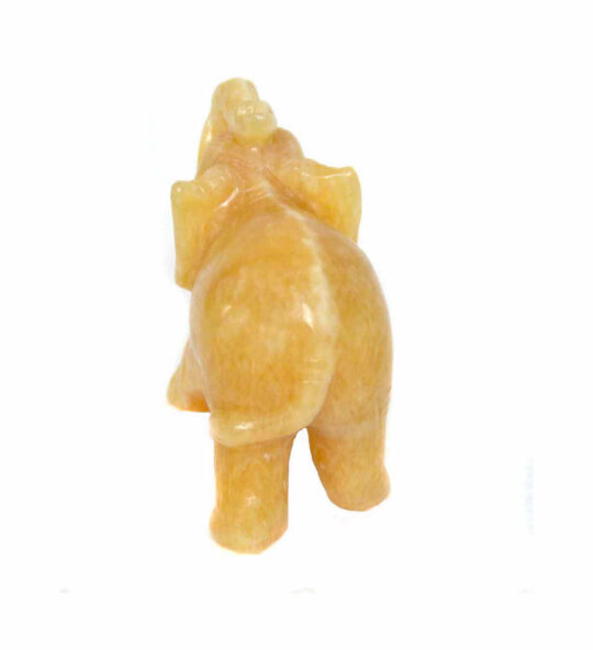 Elefant aus Aragonit groß ca. 10 cm