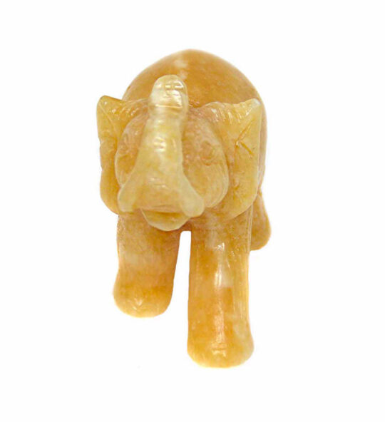 Elefant aus Aragonit groß ca. 10 cm