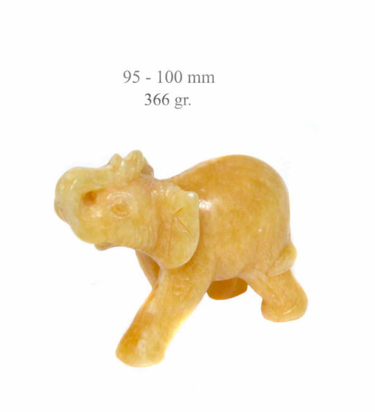 Elefant aus Aragonit groß ca. 10 cm