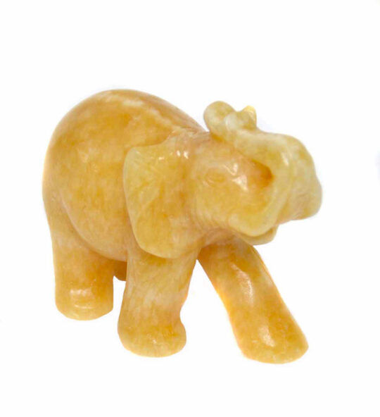 Elefant aus Aragonit groß ca. 10 cm