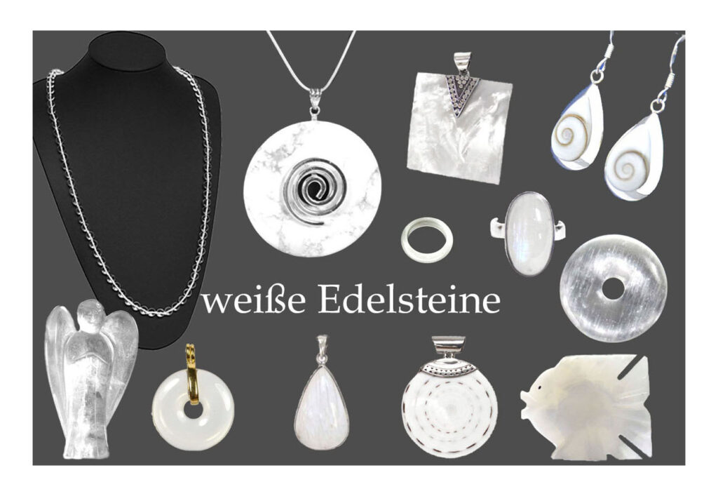 weiße Edelsteine Hauptbild
