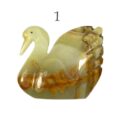 Schwan aus Onyx Marmor Abb. 1 linke Seite