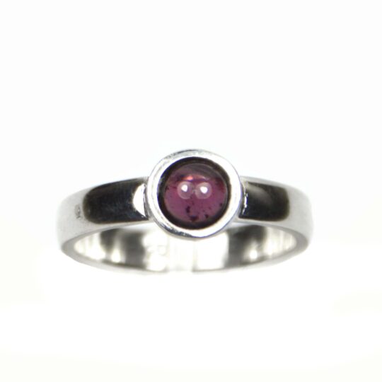 Granat Silberring