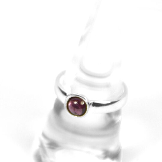 Granat Silberring