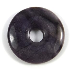 Purple Heart Donut 40 mm Fluorit opak