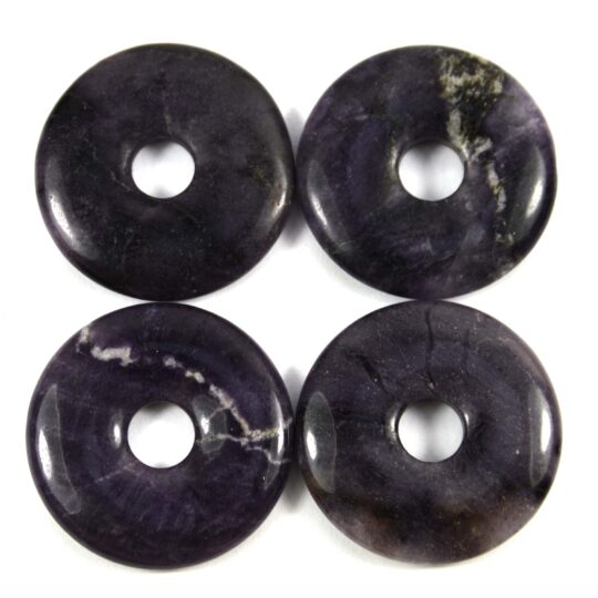 Purple Heart Donut d ca. 4 cm Bohrung ca. 9 mm