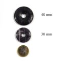 Purple Heart Donut 40 mm Größenvergleich