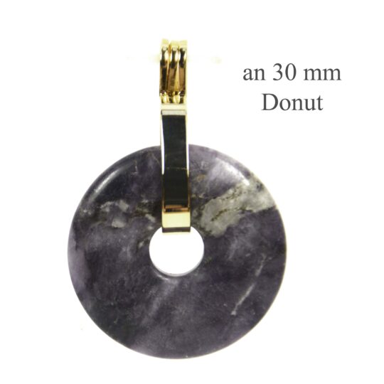 Donutclip vergoldet