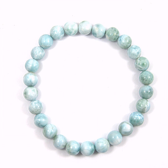 Larimar Kugelarmband 8 mm Stretch
