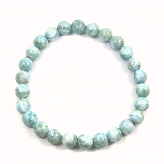 Larimar Kugelarmband 8 mm Stretch