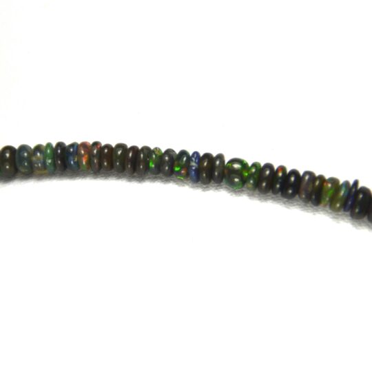 Schwarze Opal Kette ca. 45 cm